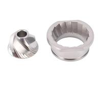 Yanmis Conical Grinder Burr Set, Burrs Replacement for Aroma Plus Coffee Machine, 48MM Stainless Steel Coffee Grinder Burr Blade