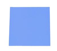 Yanmis CPU Thermal Pad, 100x100x2mm High Thermal Conductivity Silicone Pad Soft Easy to Apply Non Conductive Cut to Size with 1.2w~2.0w for PC Laptop GPU Heatsink Cooling (Blue)