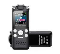 Yanmis Digital Voice Recorder, AI Noise Reduction Clear Recording 256GB Memory 50 Hours Battery with Dual Microphones Voice Activated MP3 Player, for Lectures Meetings Interviews (32GB)