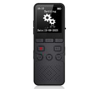 Yanmis Digital Voice Recorder, Dual High Sensitivity Micro Recorder with One Touch Recording, Fast Transmission, Portable Device for Lectures, Meetings & Classes (8G)