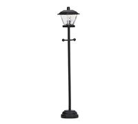 Yanmis Dollhouse Mini Street Light Black LED Decorative Lamp for 1/12 Scale Dollhouse 11.5cm