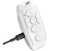 Yanmis Durable Remote Control Wireless Shutter Clicker E-book Turner for IOS/Androids Black 250mAh 10m (Yanmisj14bqfz7l9-2)