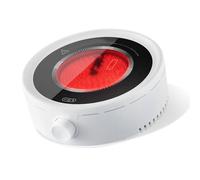 Yanmis Efficient Electric Tea Stove Quiet Mini Ceramic Hot Plate for Boiling Water Milk Coffee Tea, Versatile Small Electric Stove for Home Kitchen Office Travel