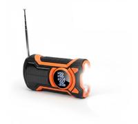 Yanmis Emergency Radio, 5000mAh Weather Radio, Solar Hand Crank Radios, FM, AM, WB, Bluetooth, SOS Alarm & LED Flashlight, Power Bank Phone Charger