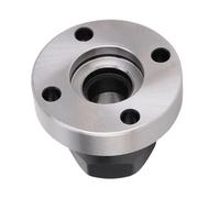 Yanmis ER16-D45 Flange Chuck Seat 4 Carrier Holes, Precise Mandrel Seat with Eccentric Nuts for Machining Center Lathe Collet Holder, Rustproof Stainless Steel Bridle Plaque