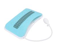 Yanmis Ergonomic Lumbar Back Stretcher for Lower Back Pain Relief with Adjustable Air Pump Spine Board, Handheld Inflation Cracker for Home Gym Office Use, Portable Cracking Device