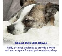 Yanmis Exquisite Cat Bed with Blanket-Like Cover, Comfortable Space for Resting & Unwinding, Suitable for All Seasons, 65cm/70cm, Soft & Warm Sanctuary, Cloth Material (60cm)