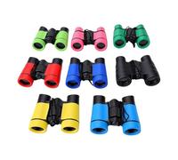 Yanmis Foldable Kids Binoculars 8 Pack, 4X Clear View Shock Proof Vibrant Colors, Kids Telescope for Birthday Gifts Party Favors Camping Scavenger Hunts Ages 3-12