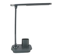 Yanmis Foldable LED Desk Lamp, 5W LED Table Lamps with 3 Color Lighting Modes, the Task Light Includes a Pen Holder and a Phone Stand for Working, Reading, Office (Green)