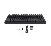 Yanmis Gaming Keyboard, 2.4G / BT3.0 5.0/Type C Wired Mechanical Keyboard, RGB Backlit 87 Keys Black Switch Computer Keyboard