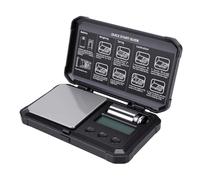 Yanmis Gram Scale, 200g X 0.01g Accuracy Digital Grams Scale with 6 Units, High Precision Mini Jewelry for Food Gem Powder (Black)