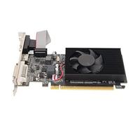 Yanmis Graphics Card with Cooling Fan, 1G DDR3 Graphics Card with Cooler Fan Support VGA DVI HD Multimedia Interface, Meet the Needs of Mainstream Users