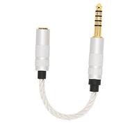 Yanmis Headphone Adapter Cord, Transparent TPE, Gold Plated Connector, Compatible, 4.4mm to 3.5mm, for NW ZX507, Lotoo Cayin N6ii DAP Sound Player
