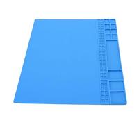 Yanmis Heat Resistant Silicone Soldering Mat 405x305mm Non Slip Work Pad High Temperature 500℃ Proof with Magnets for Electronics Repair BGA Soldering Workbench