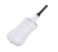 Yanmis Heated Eyelash Curlers, Electric Eyelash Curler with Light Indicator, 3 Temperature Modes, Anti Burn Nature Curling for Women Makeup Tools, 3 Replacement Brush Head (White)