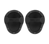 Yanmis Heavy Duty Speaker Handle 2pcs Thickened ABS Replacement Grip for Stage Speaker PA System Toolbox, Ergonomic Semi Cylindrical Design for Comfortable Carrying 9.06x7.48in