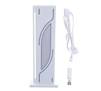 Yanmis Height Adjustable RGB GPU Stand, Aluminum Alloy ARGB GPU Support Bracket Holder, Anti Sag Bracket with Magnetic Base 3PIN 5V PC Graphics Card Stand Holder (White)