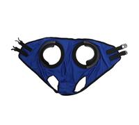 Yanmis Horse Mask, Horse Blinder, Quarter Cup Blinker Hood for Racing & Training, Sand Proof Breathable Eye Racing Goggles (Blue)