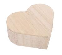 Jewellery Box, Love Heart Shaped Wooden Jewelry Storage Earrings Necklace Case for Packaging Jewelry,Small Gifts, Trinkets