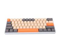 Yanmis K33 Wireless Mechanical Keyboard, Triple-Mode BT5.0/2.4GHz/USB - C Custom Keyboard, Compact 61-Key Design Offers RGB Backlight Modes for Typing Programming, (Four Colors) (Orange)