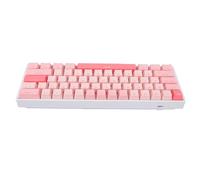 Yanmis K33 Wireless Mechanical Keyboard, Triple-Mode BT5.0/2.4GHz/USB - C Custom Keyboard, Compact 61-Key Design Offers RGB Backlight Modes for Typing Programming, (Four Colors) (Pinkish)