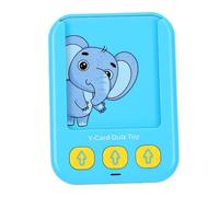Yanmis Kids Talking Flash Cards Educational Interactive Language Learning Toys with 55 Pcs Double Sided Cards, Screen Free Speech Therapy Toys for Toddlers, Portable Learning (English)