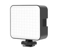 Yanmis LED Video Light, LED Camera Light Bi Color 2900-6500K, Portable Photography Lighting Dimmable Fill Lamp with Cold Shoe, 1/4 Inch Screw for Video Recording Live Streaming