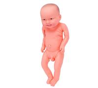 Yanmis Lifelike Newborn Training Doll Baby Mannequin for Nursing Practice 50cm Soft Plastic Educational Infant Model with Articulated Joints (Boy)