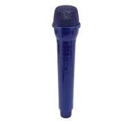 Yanmis Lightweight Fake Microphone Prop, Replica of Real Mic for Singing, Anime Character Scenes, Photography with ABS Material, Ideal for Stage Performances (Dark Blue)