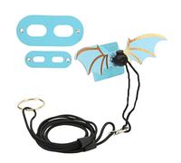 Yanmis Lizard Leash with Soft Harness for Small Reptiles (Blue) | Adjustable design, durable nylon rope, artificial leather material, suitable for themed parties, pet walking