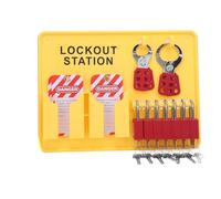Yanmis Lockout Tagout Station with Padlocks &