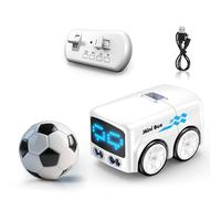 Yanmis Magic Mini RC Bus, 2026 Gesture & Remote Control Smart Sensor Car, Auto-Avoidance Line Tracking Desktop RC Vehicle with LED Expression Lights (White)