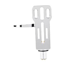 Yanmis Metal Turntable Headshell for SL 1200 Series (Silver) | Universal fit, durable metal construction, easy installation, compatible with various models
