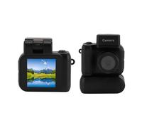 Yanmis Mini Action Camera, 2MP 1080P Mini Vintage Camera Graduation Gifts Wearable Body Camera Compact Vlog Travel Camcorder Campus Digital Camera Gifts for Girl