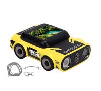 Yanmis Mini Keychain Camera, 2K Car Shaped Mini Digital Camera with 0.96 Inch Color Screen, CCD Digital Vlog Cameras Support 128GB Memory
