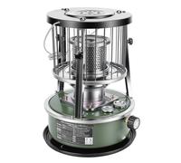 Yanmis Non Electric Kerosene Space Heater with Long Lasting Heat Output - Reliable Portable 2 in 1 Stove Heater for Garage, Apartment - Stainless Iron, 5.2L Tank Capacity