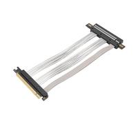 Yanmis PCIe 5.0 Riser Cable, 16X 128GB/s GPU Graphics Card Extension Cable Compatible with PCIe 4.0 3.0 and for WRX80 90E RTX4090 5090 RX8900 RX7900XTX GPU (20cm)