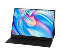 Yanmis Portable Display, 14 Inch 2K 2160x1440 Touch Travel Screen with Dual Speakers and HDR Mode USB C External Display for Laptop PC, 15:10 Screen Ratio