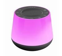 Yanmis Portable White Noise Sound Machine, White Noise Machine with 32 Soothing Sounds, Smart Timer, Color Night Light for Baby Adults Home Office Travel (Grey)