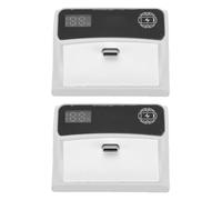 Yanmis Rechargeable Battery Pack for 2 Pro Long-lasting Performance LED Display Play and Charge Kit for Gamers Lightweight Design (2 Pieces)