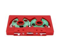 Yanmis Reel to Reel Blank Cassette Tape, Double Sided 50 Minutes Empty Cassette Tape with Transparent Case and Recording Paper for Music Recording