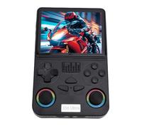 Yanmis Retro Handheld Game Console, Retro Gaming Console Classic Video Game System with 4 Inch 720x720 Screen 128GB Storage 3000mAh Battery for 2D 3D Dual Players (Black)