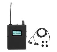 Yanmis S2D IEM Receiver, 863-865mhz Wireless in Ear Monitor System, 36 Adjustable Frequencies, for Stage Performance Live Broadcasting