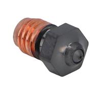 Yanmis Silicon Carbide Nozzle 0.4mm Strong Adsorption for 3D Printer, High Thermal Conductivity 130W/mk Non-Stick Coating, Wear-Resistant Nozzle Compatible with V6 PRUSA MK3S,