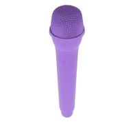 Yanmis Simulated Microphone Fake Microphone Prop Microphone Model for Cosplay Stage Performance Lightweight Portable with ABS Material for Speech Practice Photo Taking (Light Purple)