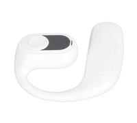 Yanmis Single Open Ear Headphones, Wireless Air Conduction Earbuds Bluetooth 5.3 Noise Cancelling, Bright High Frequency Sound Fast Charging 78H Playtime Earpiece for Jogging Biking (White)