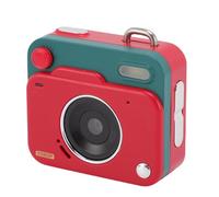 Yanmis Small Digital Camera for Photography, 1080P 48MP Compact Vlogging Camera with 1.77 Inch Screen OTG Real Time Sharing Keychain Camcorder (Red)