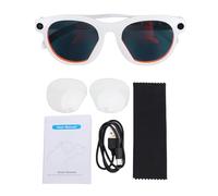 Yanmis Smart Glasses, AI Real Time Translator Sunglasses with 8MP 1080P Camera, 16MB Memory, Mic Speaker, Bluetooth/WIFI, Support Music Call
