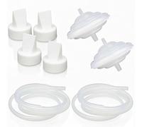Yanmis Spectra Compatible Duckbill Valves Tubes Backflow Protector Set Anti Backflow System for Breastfeeding Pumping Material Silicone for Mom