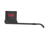 Yanmis Thumb Grip with Hot Shoe Cover, Aluminum Alloy Camera Thumb Support Grip for GR4, Ergonomic Design with Snap Mounted Method (Red Black)